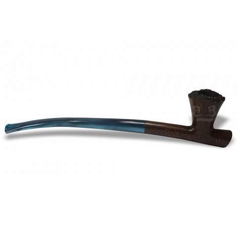 Cachimbo Maestro Briar Churchwarden Piteira Acrílico e Piteira Ebonite